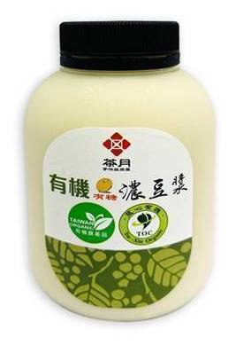 茶月-有機濃豆漿(微甜)(小)(360ml/瓶)
