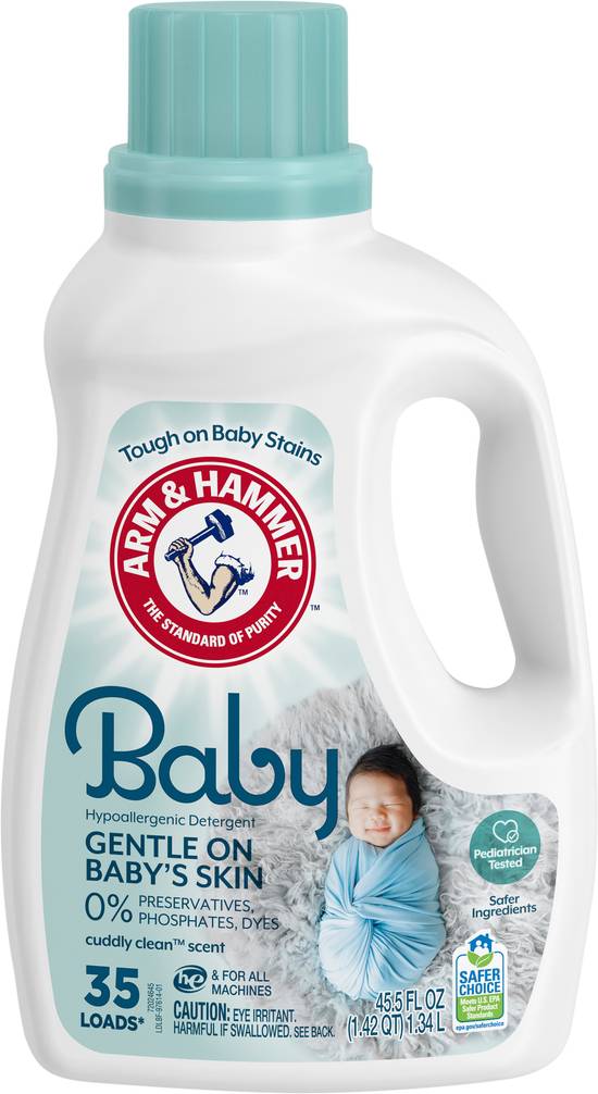 Arm & Hammer Baby Hypoallergenic Cuddly Clean Scent Detergent
