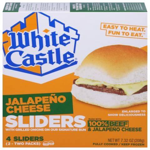 White Castle Jalapeno Cheese Sliders 4 Count