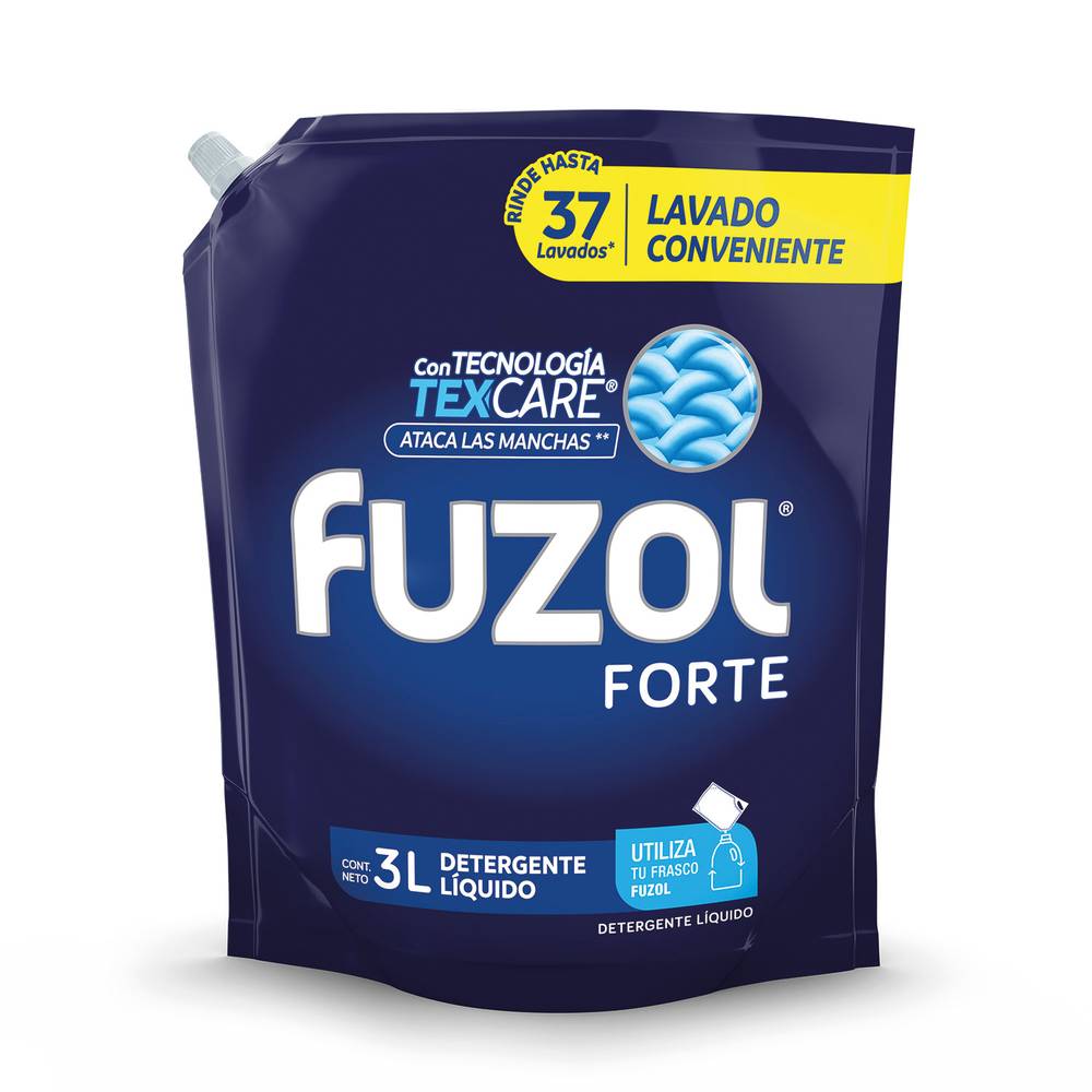 Fuzol detergente líquido forte (display 3 l)