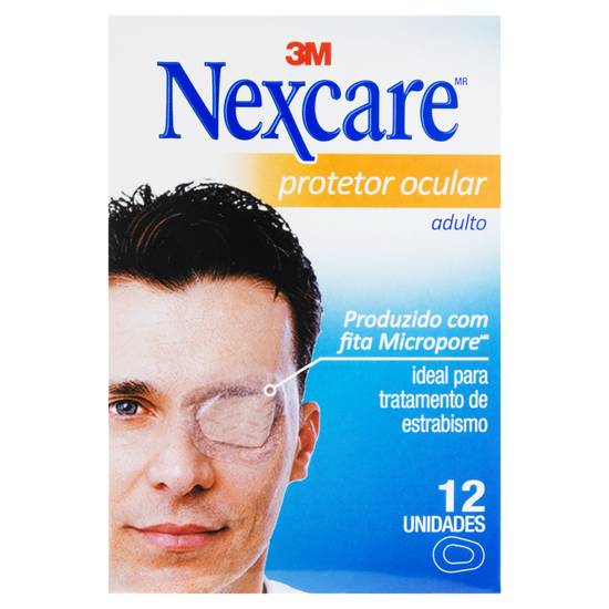 Nexcare protetor ocular adulto (12 unidades)