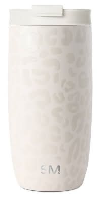 Simple Modern Voyager Tumbler 16 oz, Cream Leopard