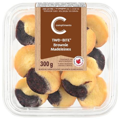 Compliments Two Bite Brownie Madeleine (300 g)