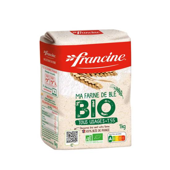 FRANCINE - Farine de blé - Biologique - 1kg