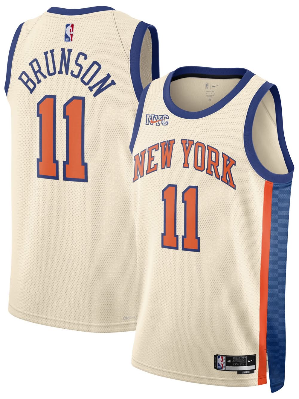 Nike 2025-26 City Edition New York Knicks Jalen Brunson 11