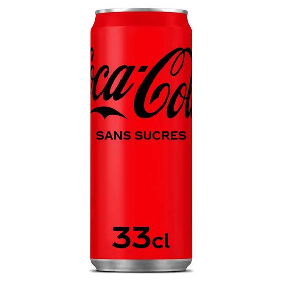 Coca cola sans sucre sleek COCA-COLA 33cl