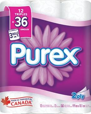 SpongeTowels Purex Toilet Paper