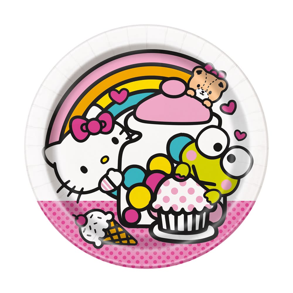 7in Hello Kitty And Friends® Paper Plates 8-Count