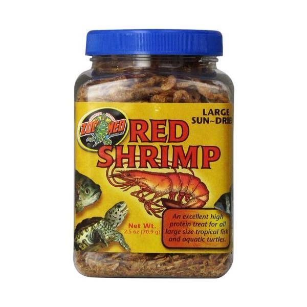 Zoo Med Sun Dried Red Shrimp Turtle Treats (large)