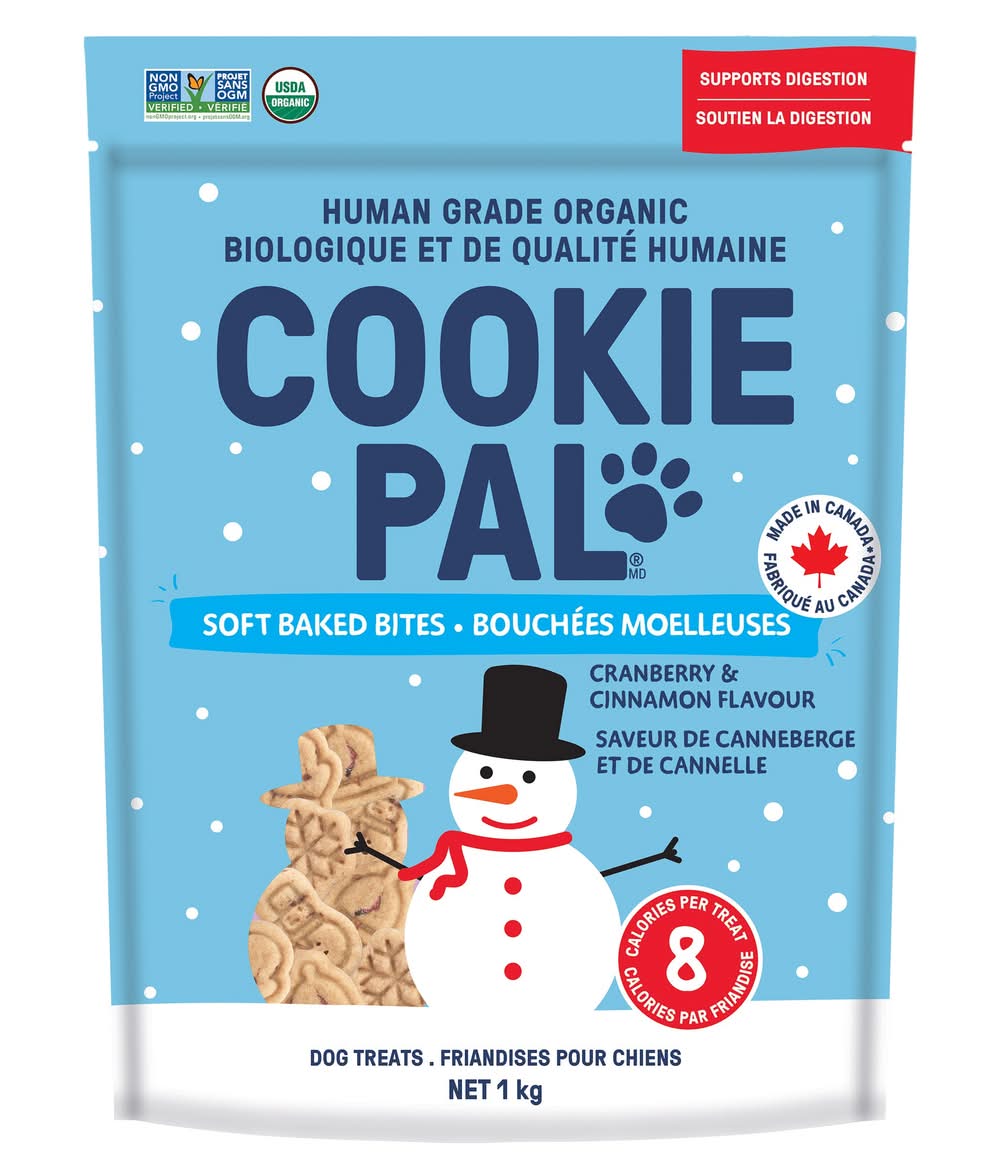 Cookie Pal - Friandises Pour Chiens Bouchées Moelleuses, 1 Kg / Cookie Pal Soft Baked Bites Dog Treats, 1 Kg