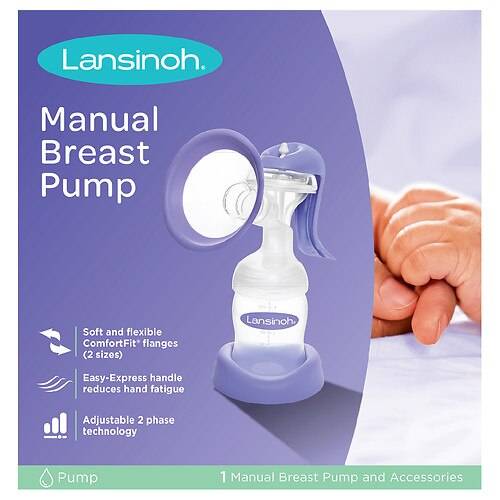 Lansinoh Manual Breast Pump - 1.0 ea