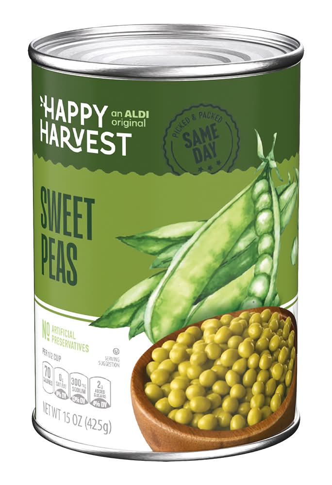 Happy Harvest Medium Sweet Peas (15 oz)