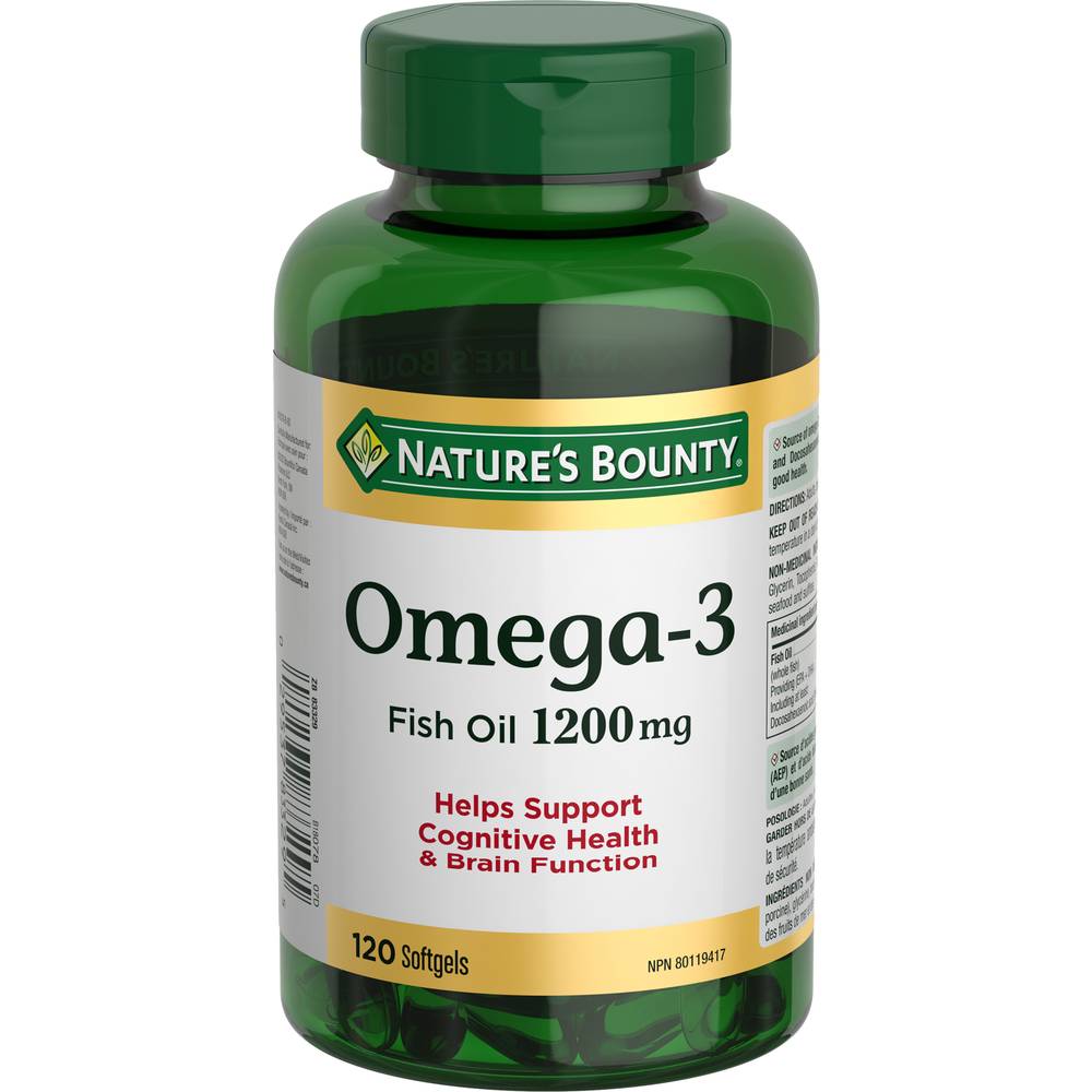 Nature's Bounty Omega-3 Fish Oil 1200mg (260 g)