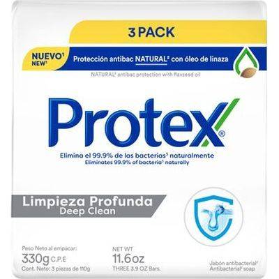 PROTEX 3-Pack Jabon Deep Clean 110gr