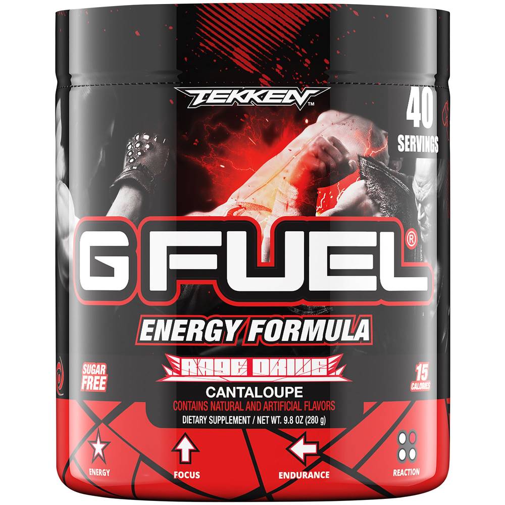 Tekken Rage Drive Energy Formula - Cantaloupe (9.80 Oz. / 40 Servings)