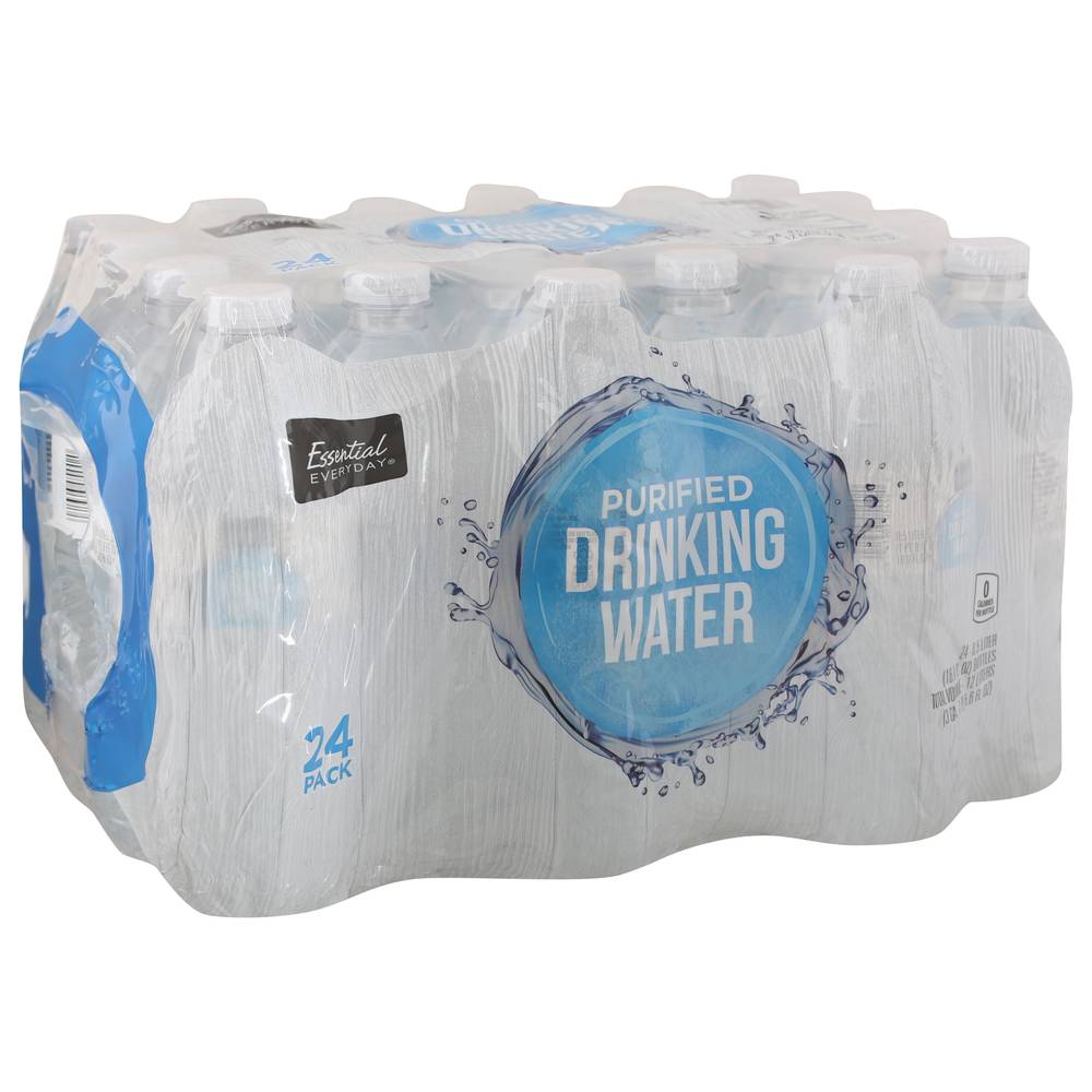 Essential Everyday Purified Drinking Water (24 x 16.9 fl oz)