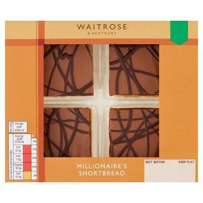 Waitrose & Partners 4 Millionaire's Shortbread