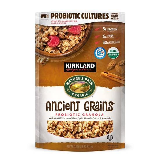 Kirkland Signature Organic Ancient Grain Probiotic Granola (35.3 oz)