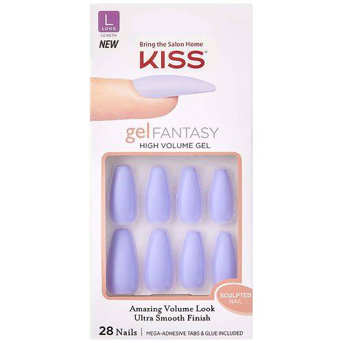 Kiss Gel Fantasy Ready-to-Wear Gel Nails - 1.0 ea