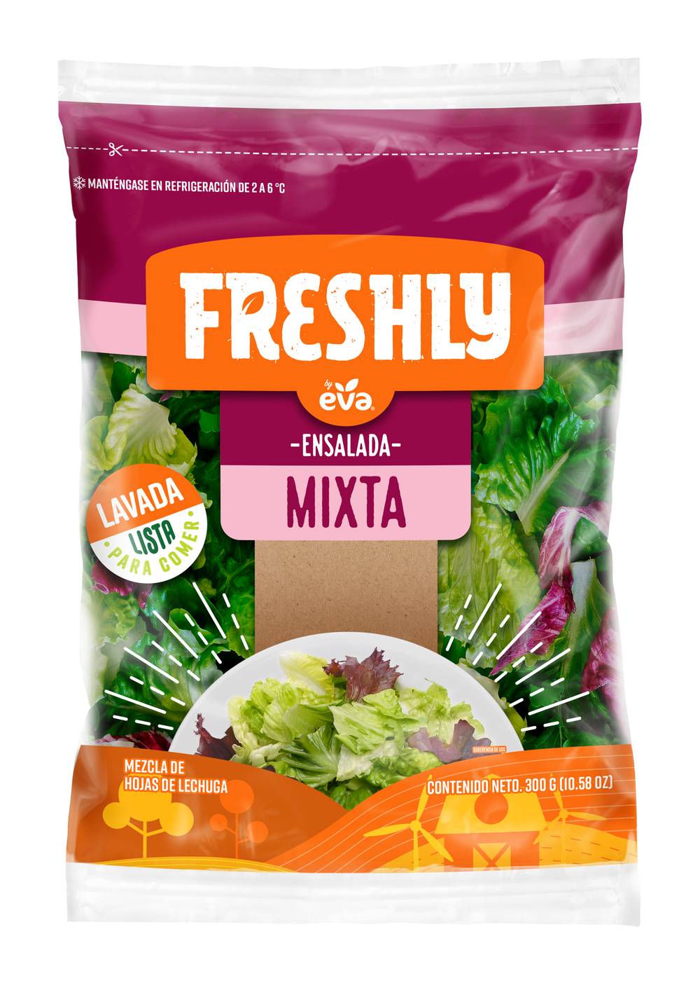 Eva · Ensalada mixta freshly (300 g)