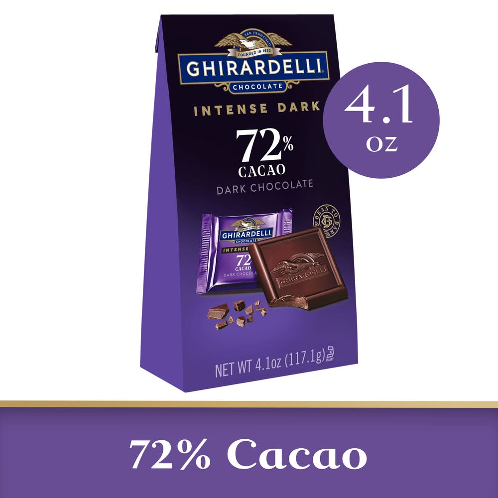 Ghirardelli Intense Dark Chocolate, Cacao (4.1 oz)