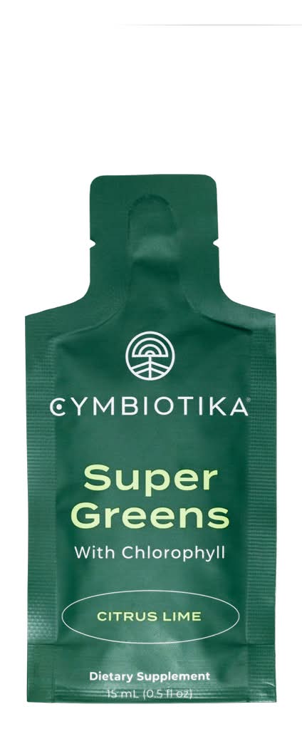 Cymbiotika Super Greens Dietary Supplement Pouch, Citrus Lime (0.5 fl oz)