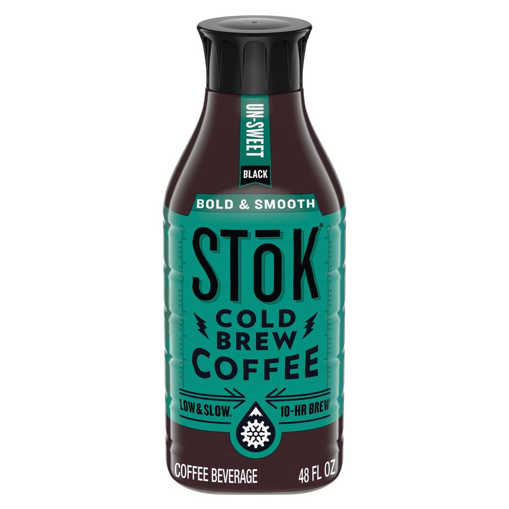 Stōk Un-Sweet Black Cold Brew (48 fl oz) (coffee)