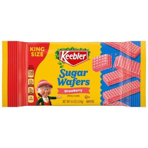 Keebler Sugar Wafers Strawberry 4.4oz