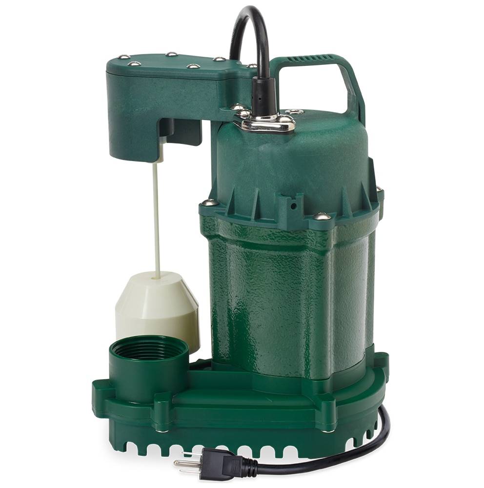 Zoeller 1/3-HP 115-Volt 42-GPM Cast Iron Submersible Sump Pump | 1073-0001