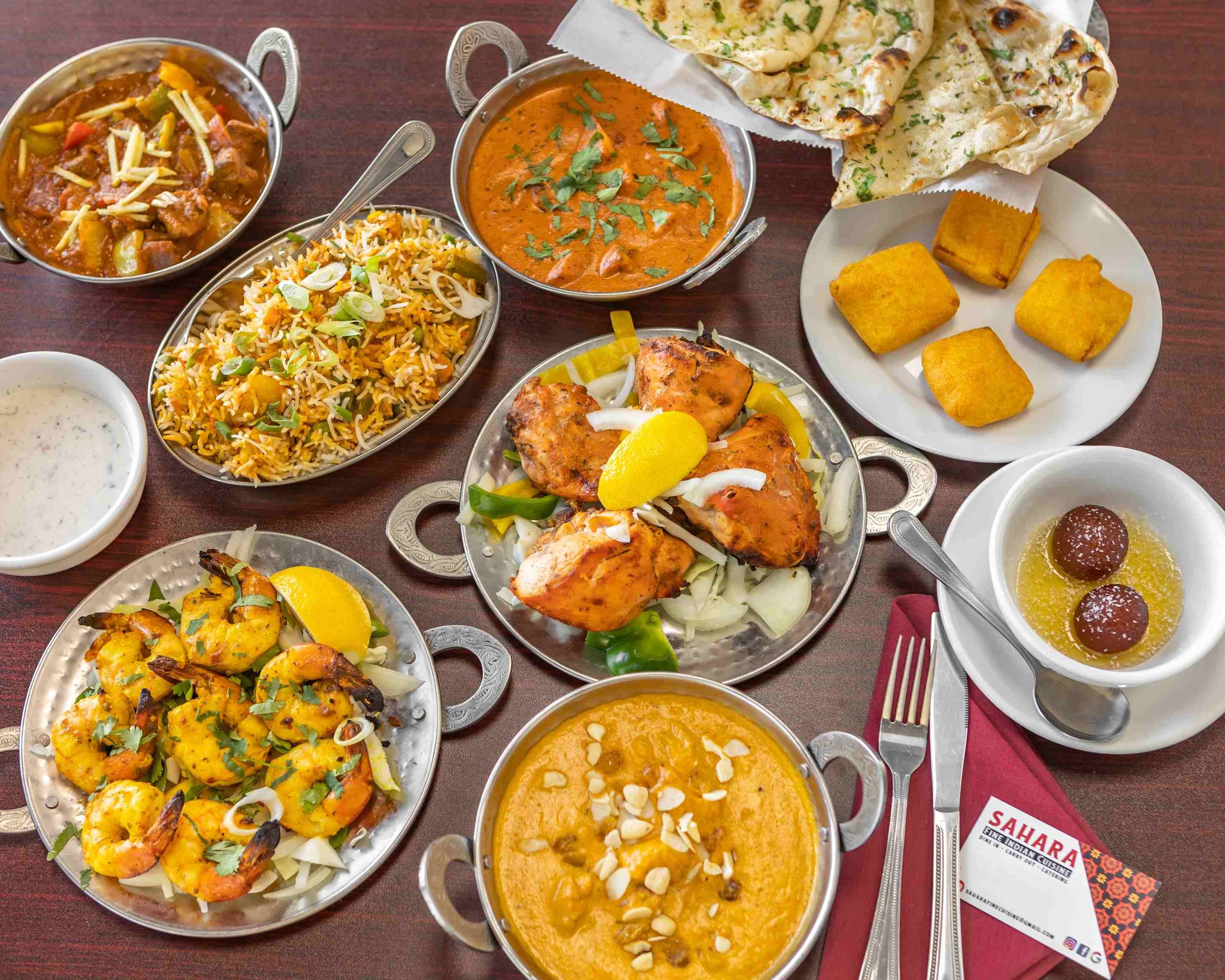 Order Sahara Fine Indian Cuisine Menu Delivery in Kansas City | Menu ...