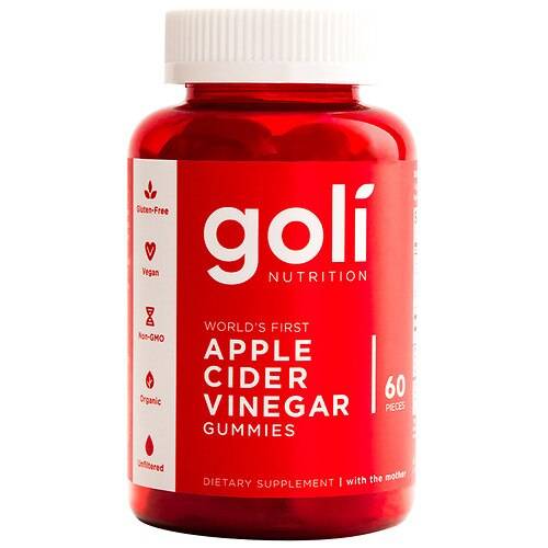 Goli Apple Cider Vinegar Gummies - 60.0 ea