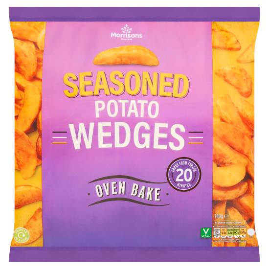 Morrisons Seasoned, Potato Wedges (750g)