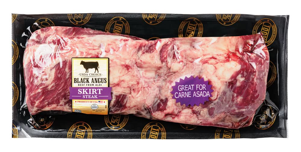 USDA Choice Black Angus Beef Skirt Steak (57.6 g)