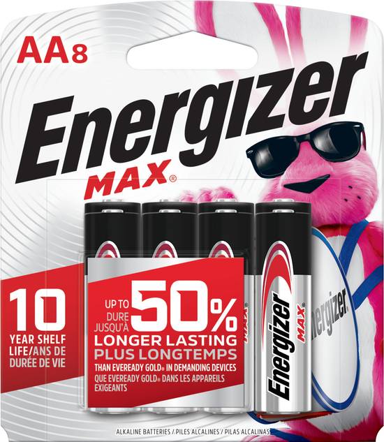 Energizer Max Aa Alkaline Batteries (8 ct)