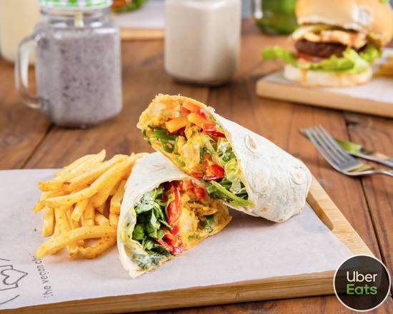 Chickn Salad Wrap & Chips
