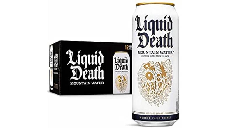 Liquid Death Mountain Water - 12 Pack