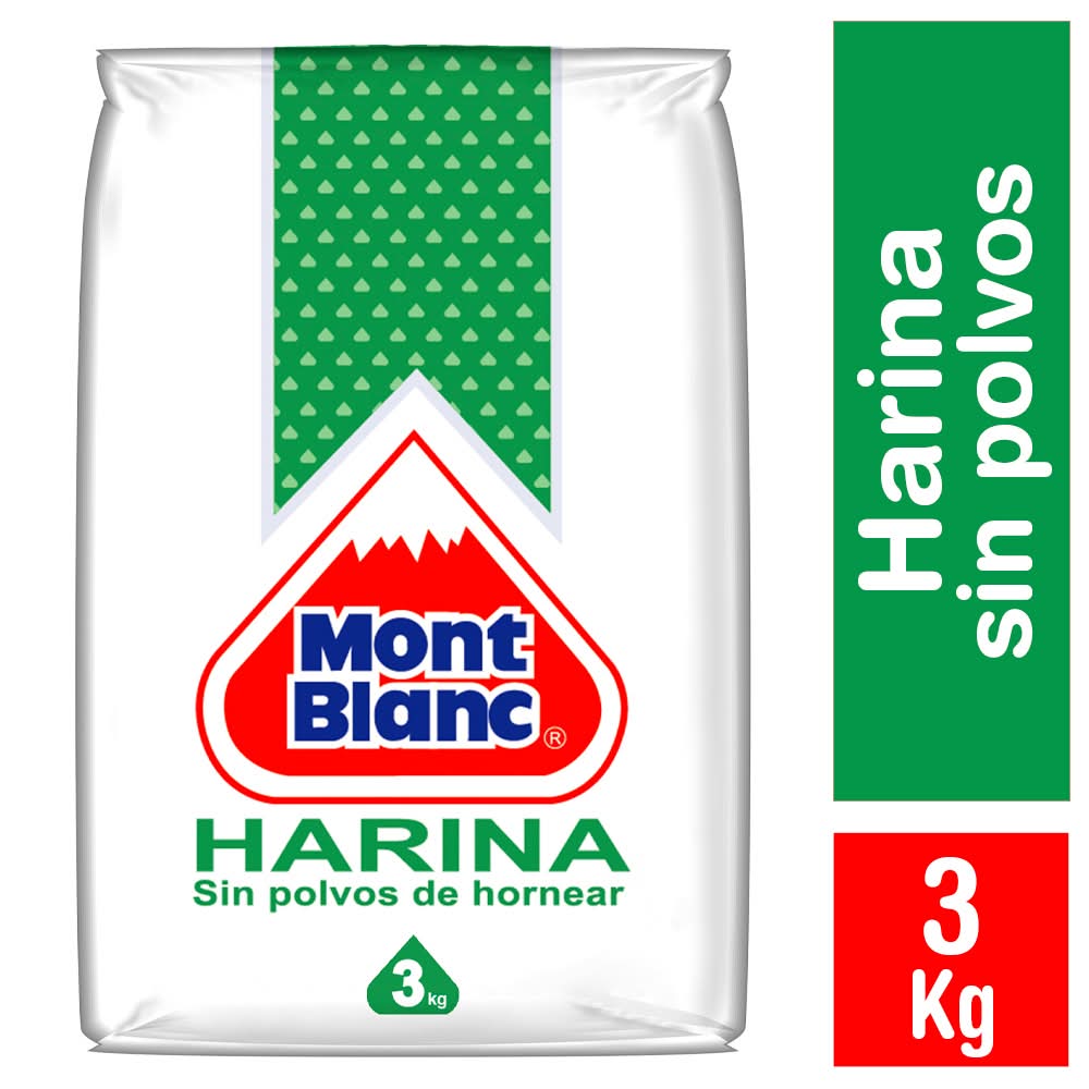 Mont Blanc · Harina sin polvos de hornear (1 kg)
