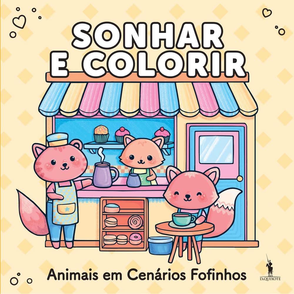 Sonhar e Colorir - Animais em Cenários Fofinhos