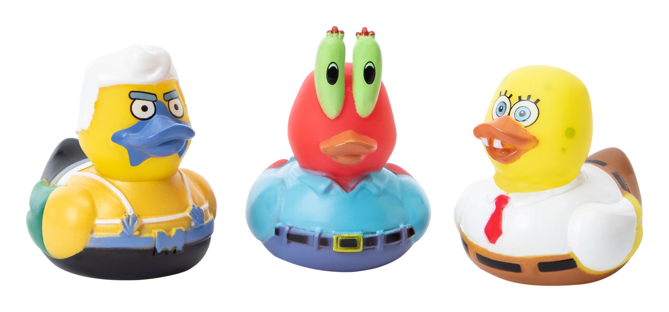 SpongeBob SquarePants™ Character Ducks 3-Pack Spongebob/Mr. Krabs/Mermaid Man