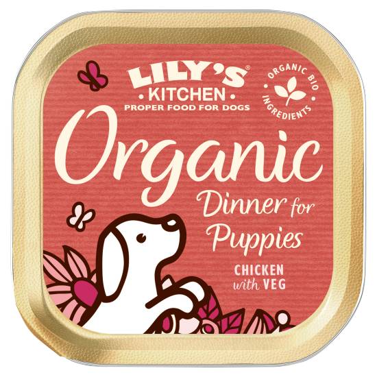 Lily's Kitchen Organic Dinner For Puppies Wet Dog Food