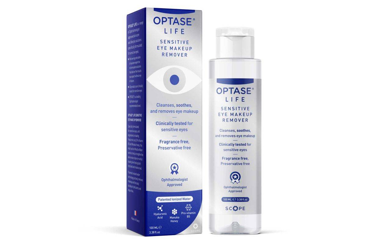 Optase Life Sensitive Eye Makeup Remover Cleansing Water (100ml)