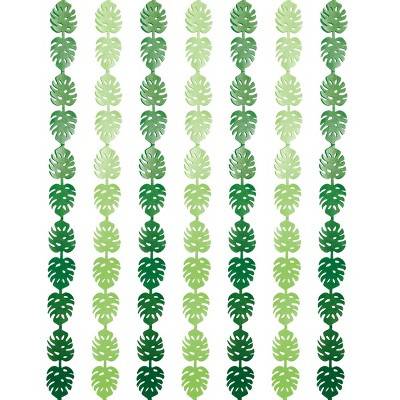 Spritz Jungle Leaf Garland Backdrop (7 ct)