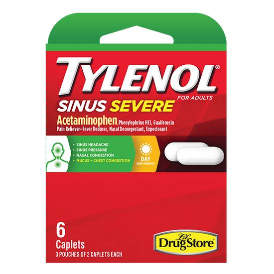 Tylenol Sinus Severe 6ct