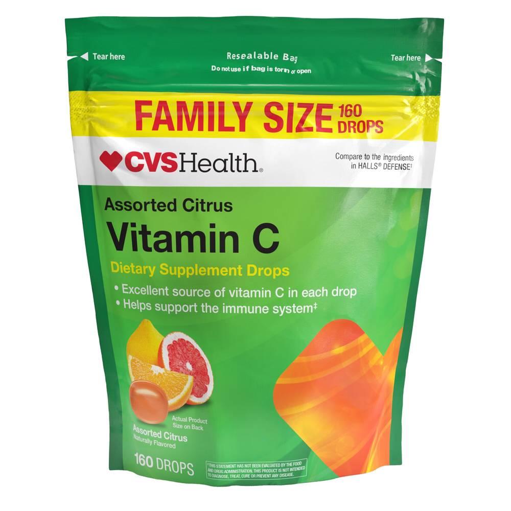 Cvs Health Assorted Citrus Vitamin C Drops