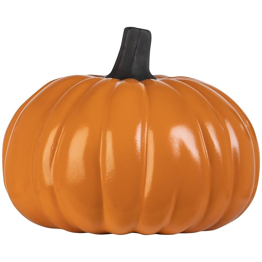 Holiday Living 7.5-in Carvable Glossy Orange Pumpkin Decor | 227067