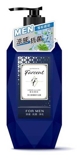 Farcent香水胺基酸沐浴露-雪松琥珀780g#4710731161029