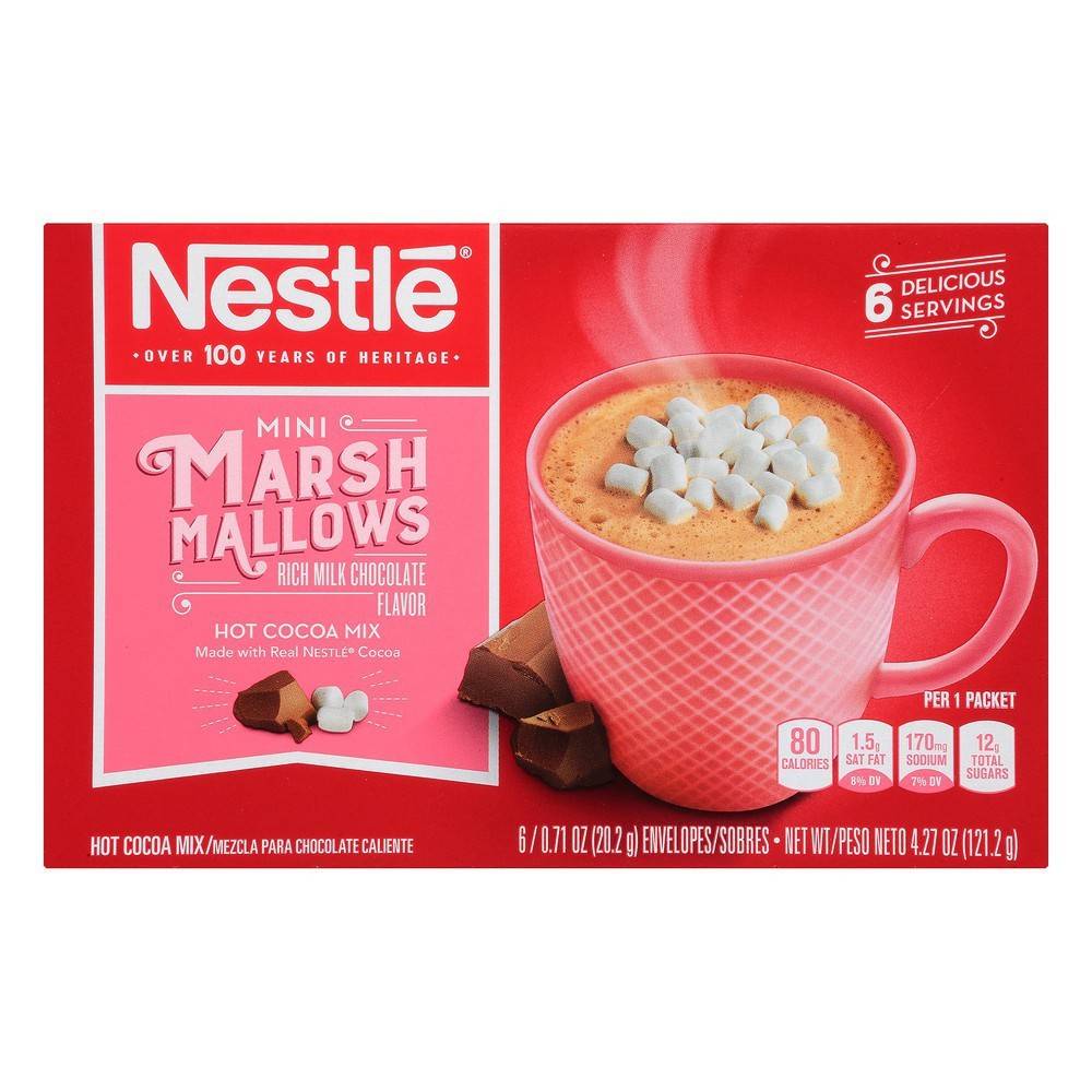 Nestlé Mini Marshmallows Hot Cocoa Mix (6 x 0.7 oz)