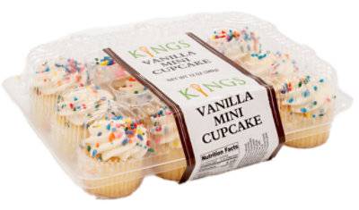 Mini Vanilla Cupcakes - 12 Oz