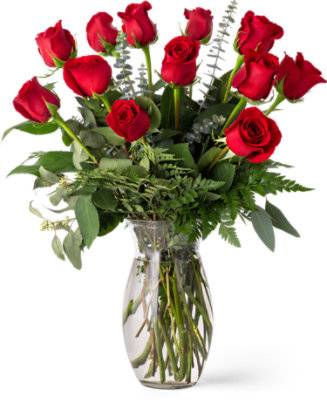 Debi Lilly Unforgettable Dozen Rose Arrangement - Each