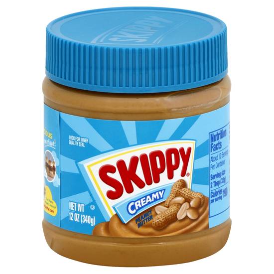 Skippy Creamy Peanut Butter (12 oz)
